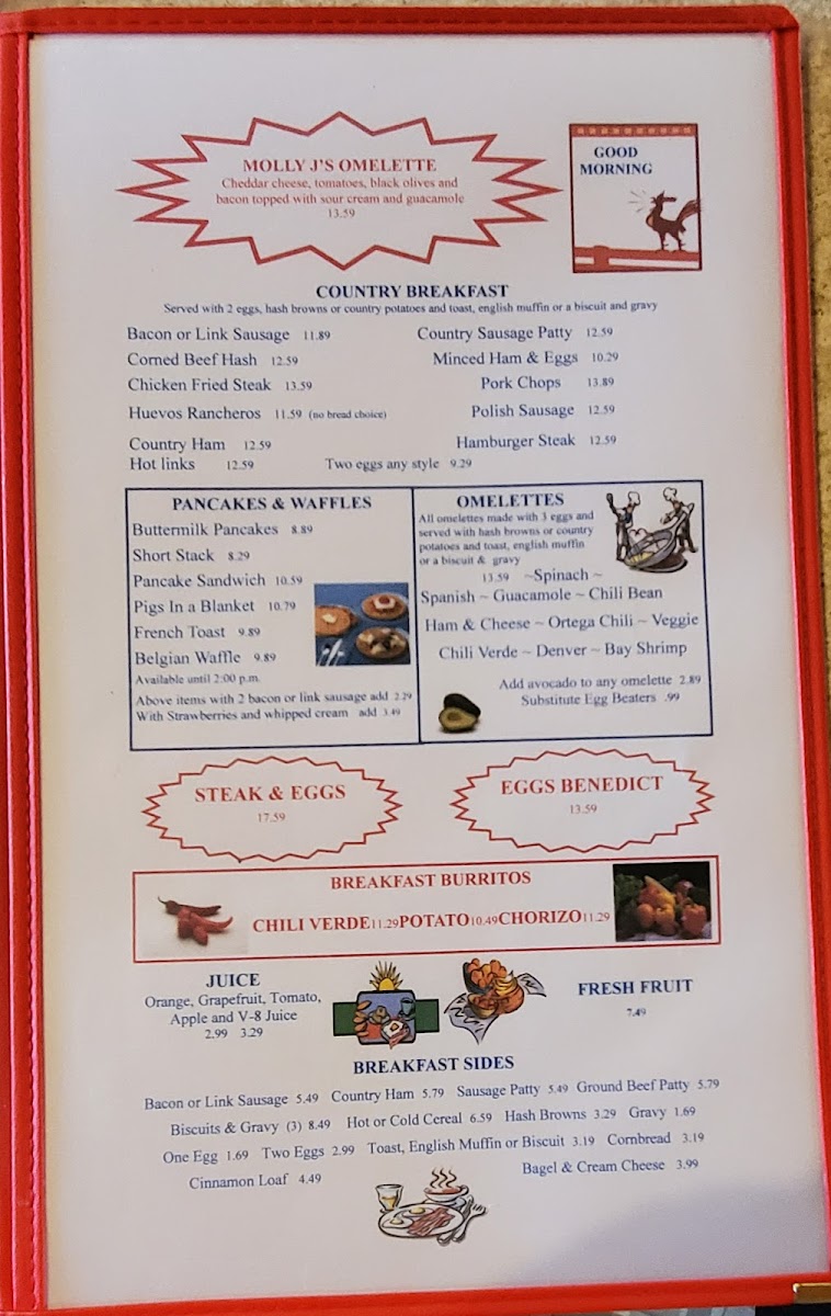 Molly J's Menu - Image 2